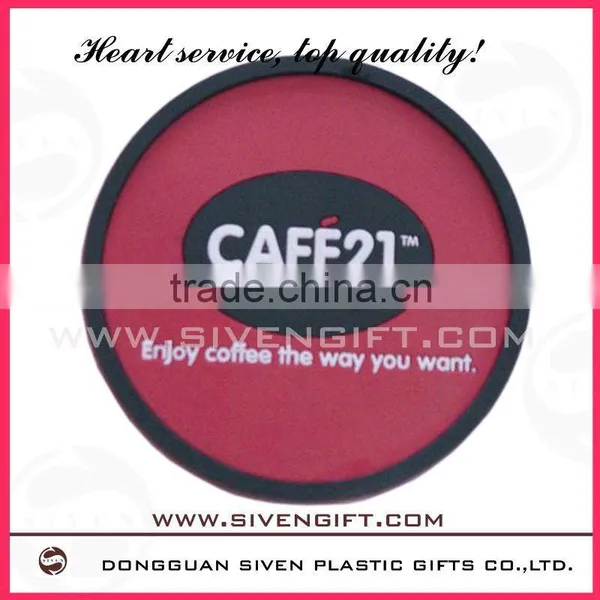 Soft Pvc Tea Coaster