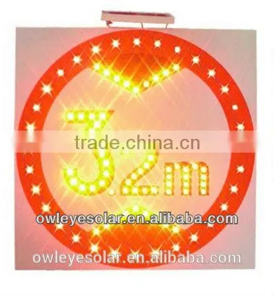 Cycle Solar Traffic Signs/aluminum Traffic Sign Board Cycle/solar Powered Portable Variable me photo-5