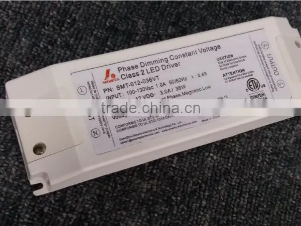 ETL Approved 0-10v/pwm/triac Dimmable 120v 12v Led Driver 36w photo-5