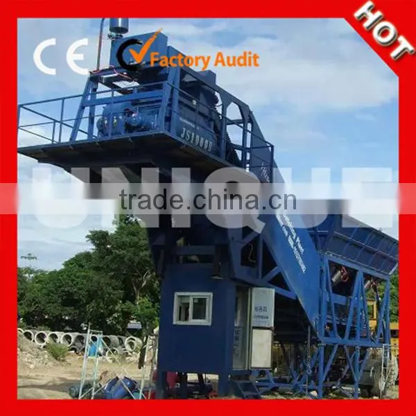 Good Quality YHZS60 Mobile Concrete Plant With 1m3 Concrete Mixer