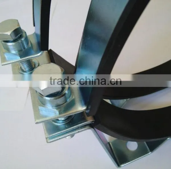 Galvanized Metal Supporting Rubber Clamp photo-6