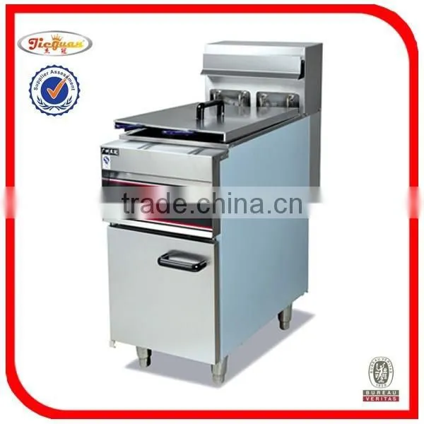 Hot Sale Electric 3-tank Fryer (3-Basket)(Freestanding Type) DF-26-3(0086-13632272289) photo-4
