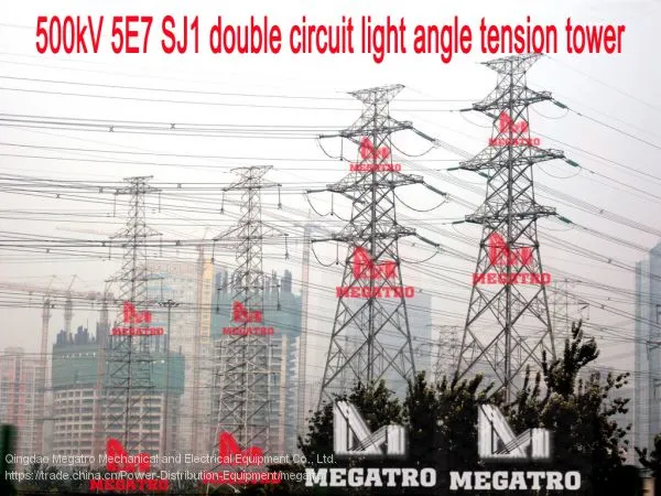 MEGATRO 500kV 5E7 SJ1 Double Circuit Light Angle Tension Tower photo-3