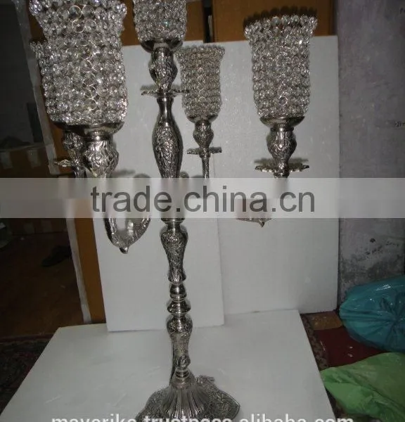 Hot Sale! 5 Heads Crystal Votive Candle Holder & New Designs Candelabra photo-2