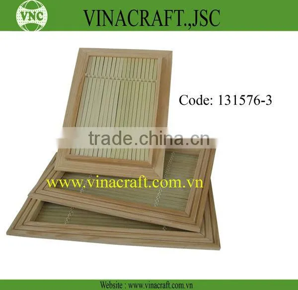 Janpanese Bamboo Sushi Serving Tray Fot Hot Sale