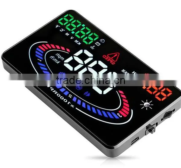 New Wholesale OBD HD Colorful Big Screen Display Universal Head Up Display For Car Cheap Price photo-6