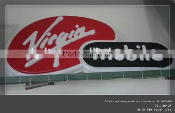 Customized Printed Corflute Sign/vacuum Formed Plastic Signs photo-3