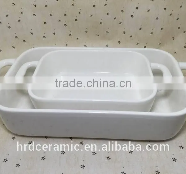 Ceramic Oven Dish/stocked Porcelain Cheese Bakeware Plate photo-2