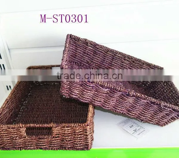 Willow Handmade Disposable White Wicker Tray photo-4