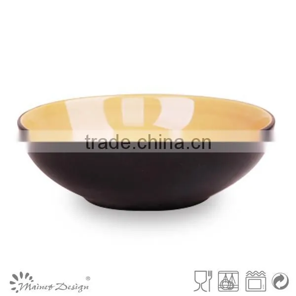 Hot Ceramic Two-tone Soup Plate Top Selling Factory photo-4