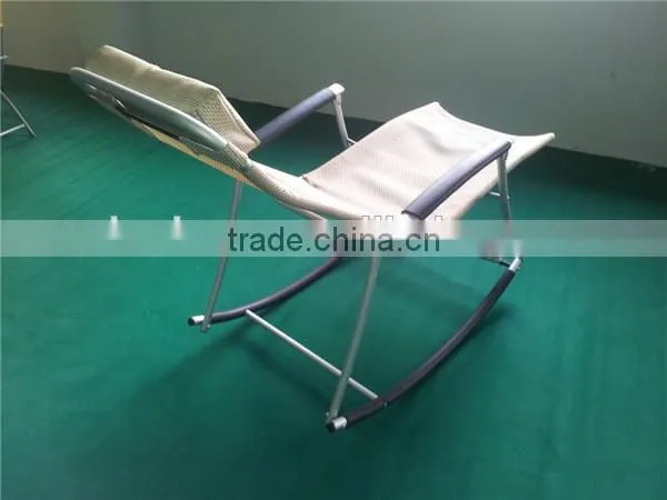 Popular Sling Rocking Chair With Pillow, Outdoor Chaise Lounge photo-2