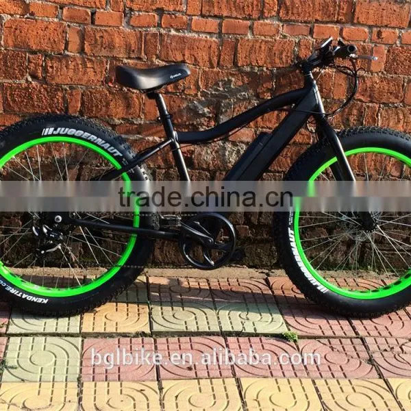 26inch Fat Tyre Electric Bike With Hidden Battery Powered Electric Fat Tyre Bike 350W photo-5