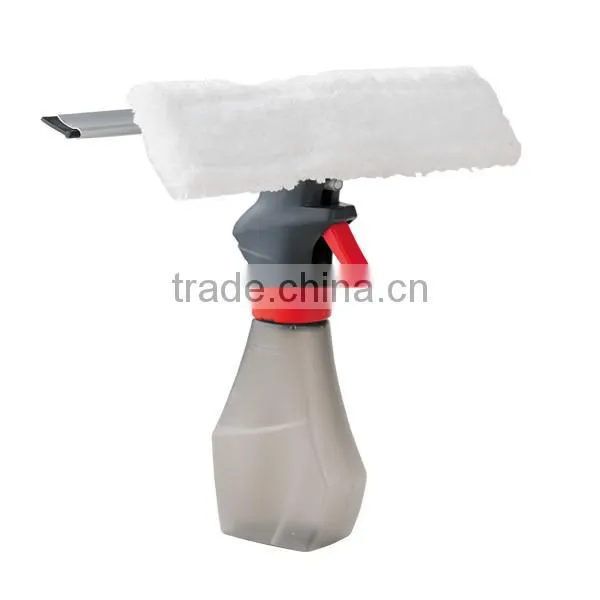 Spray Window Cleaner With Double Sided Microfiber And Rubber Squeegee photo-2