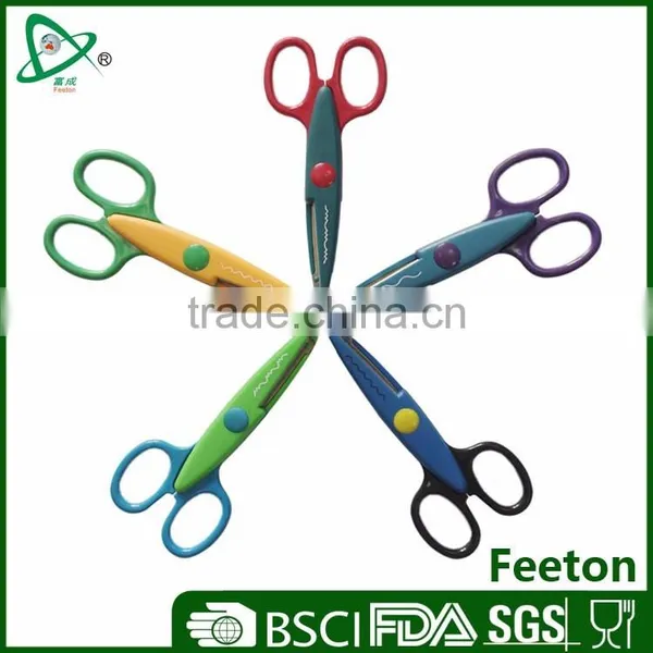 Korean kids fashion design wholesale craft decorative scissors