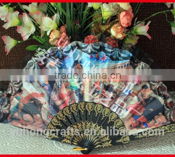 Spanish Decoration Fan With Plastic Ribs photo-2