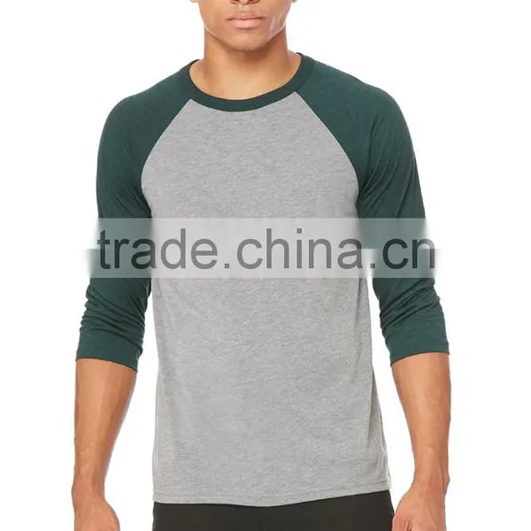 Men Fashion Baseball Jersey Wholesale Raglan T Shirt, Raglan Tees, Raglan T-shirt photo-2