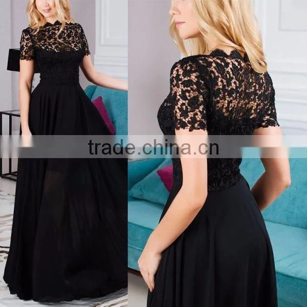 Formal Lace Prom Gown Party Cocktail Sexy Long Evening Wedding Maxi Dress photo-3