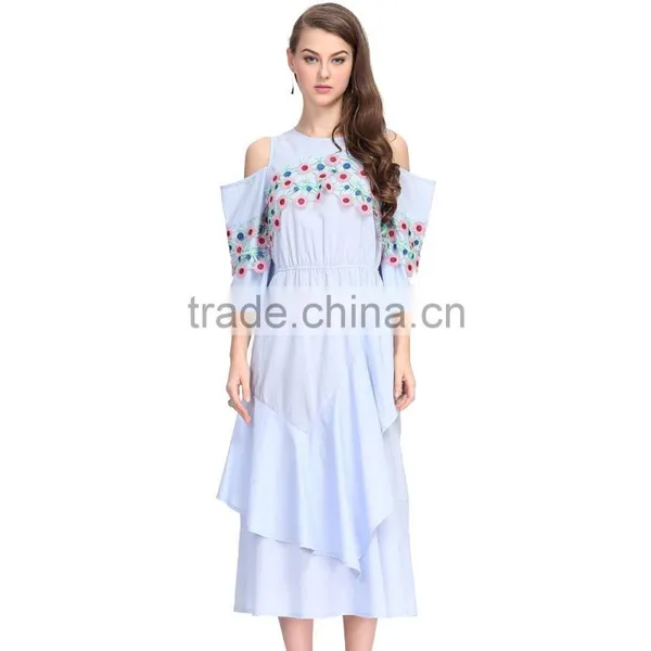 Designer Lady Straight Smart Casual Cloth Beautiful Fashion New Model Woman Dress photo-3
