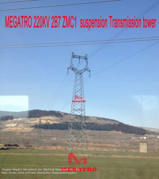 MEGATRO 220KV 2B7 ZMC1 Suspension Transmission Tower photo-2