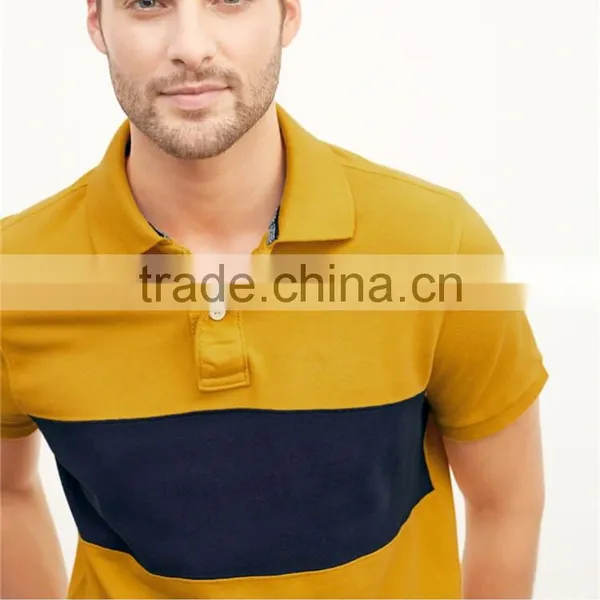 Wholesale Low Price Custom Two Color Polo Shirt Golf Polo photo-3