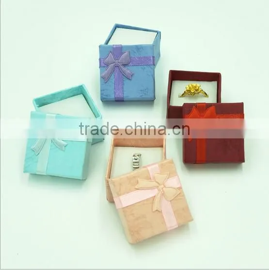 Custom Velvet Jewelry Packaging Box Velvet Jewelry Box With Butterfly Knot Luxury Velvet Box Gifts photo-3