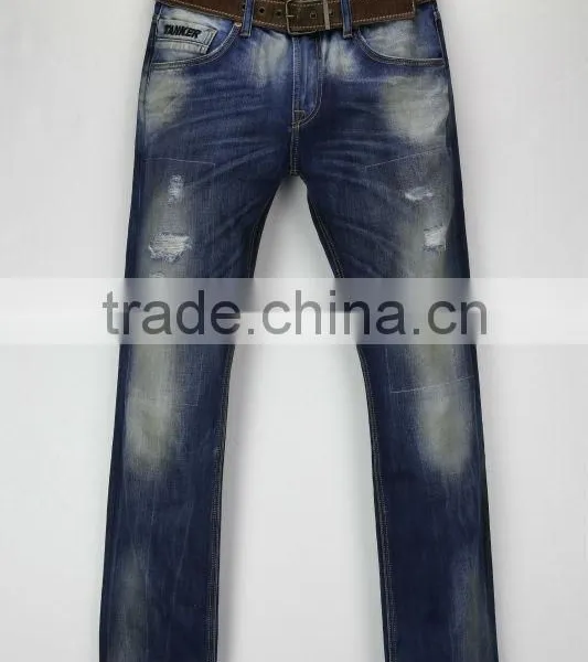 Fashion New Design High Quality Denim Jeans Destroy Pants Professional Jeans Manufacturer in China photo-2