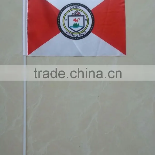 Satin Custom Hand Flag photo-2