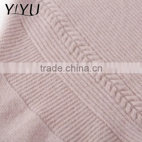 Custom Winter Fall Casual Women Loose Turtleneck Cashmere Pullover Sweater photo-4