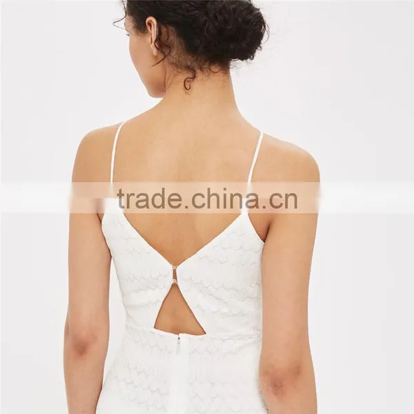2017 Wholesale Top Design Crochet Trim Tight Mini Dress for Ladies photo-4