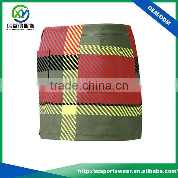 2017 Latest Fashion Color Design Ladies Slim Fit Dry Fit Skirt, Golf Skirts photo-6