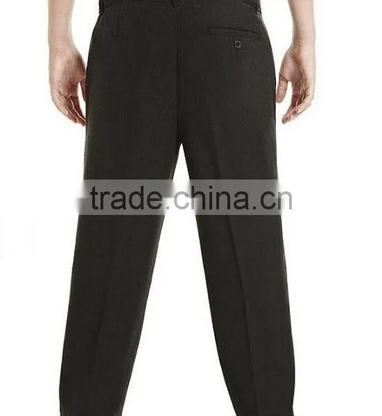 2016 Popular Latest Boys Flat Front Black School Uniform Pants photo-2