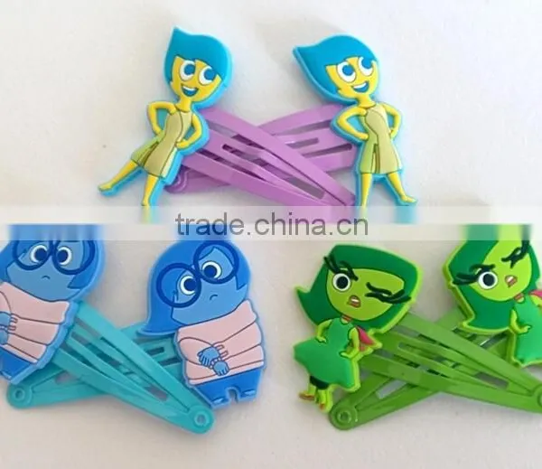 Inside Out Cartoon Characters Decorative Kids Hairgrips photo-2