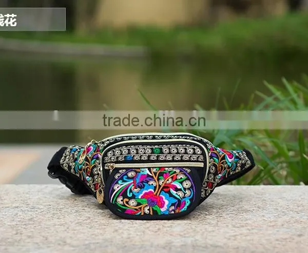 Chinese Style,embroidery Stitches,waist Bag for Sports/trival/Iphone/purse Coin photo-2