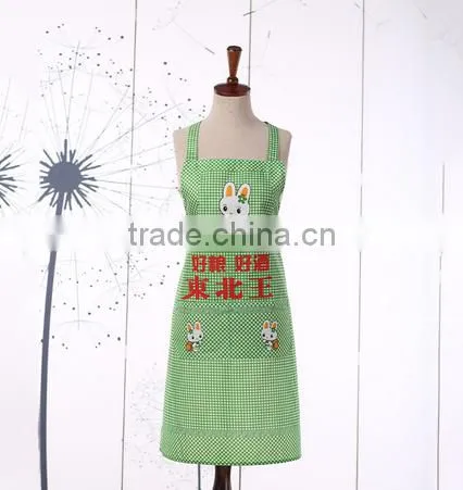 Advertising Promotional Gifts Small White Rabbit Kitchen Apron Custom Anti - Foupler Peach Skin ad Custom Gift Aprons photo-2