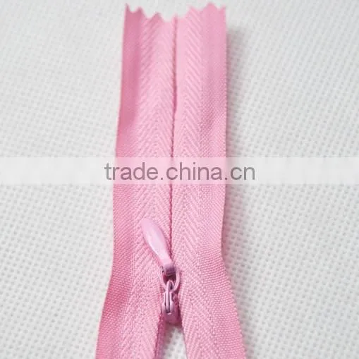 Invisible Nylon Zippers With Fabric Tape photo-4