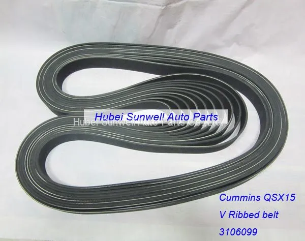 Cummins QSX15 Engine Fan Belt 3106099 photo-2