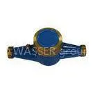 High Sensitive Magnetic Brass Water Meter , 25mm Multi Jet Water Flow Meter