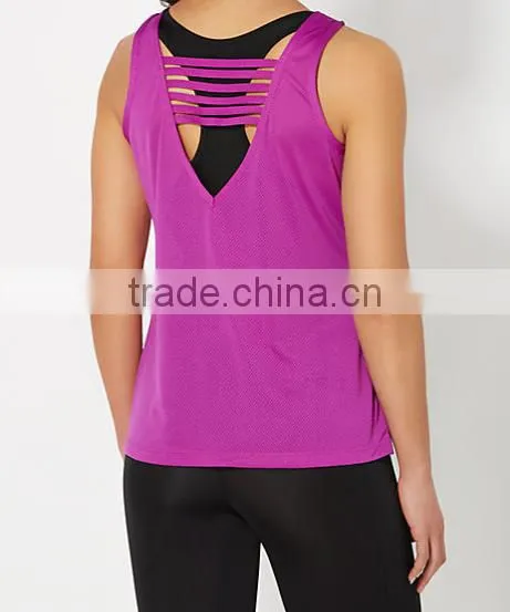 Fitness Apparel Rose Red Blank Plain Custom Sports Singlets