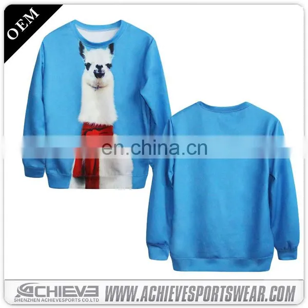 Sublimation Fashion Pullover Fleece Slim Fit Thicken Sweater Womens photo-5