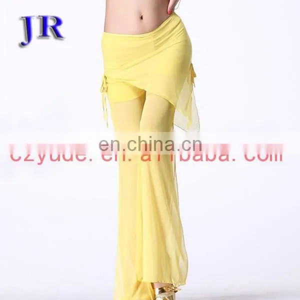 Sexy High Quality Net Cloth Plus Size Belly Dance Pants for Ladies K-4012# photo-4