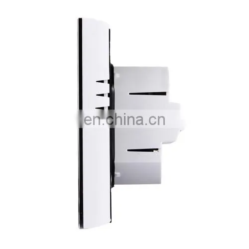 LCD Display Air Conditioning 2-Pipe Programmable Room Thermostat for Fan Coil Unit, Supports Wifi(White) photo-2