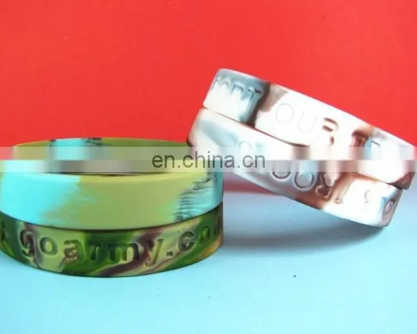 Printed Army Color Silicone Wristbands photo-2