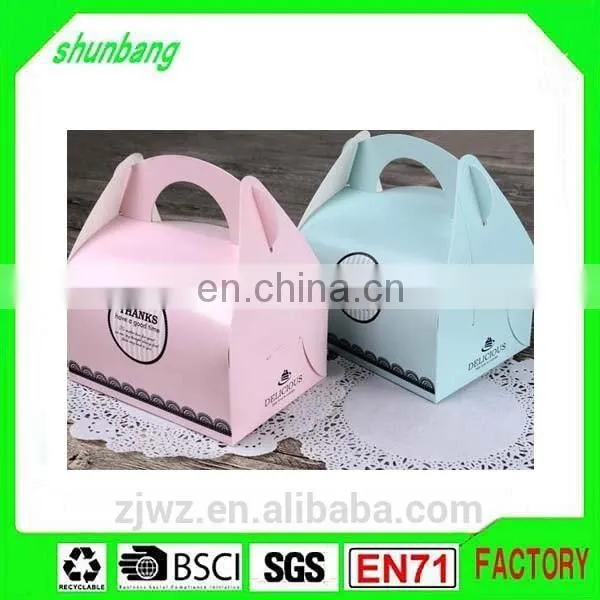 2015 Custom Folding 300gsm Paperboard & Paper Cake Box for Wedding photo-2