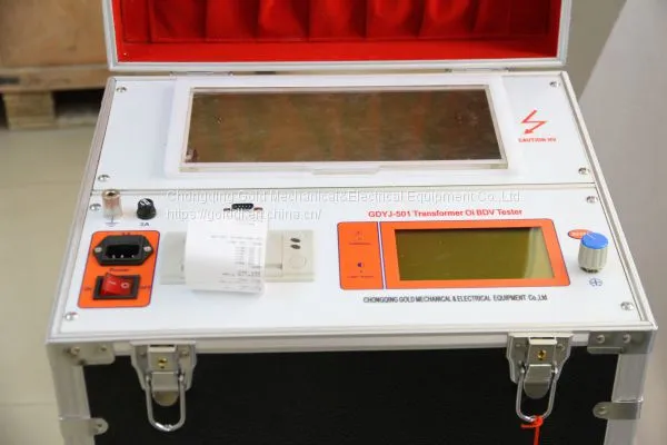 GDYJ-501Transformer Insulating Oil BDV and Dielectric Strength Tester photo-4