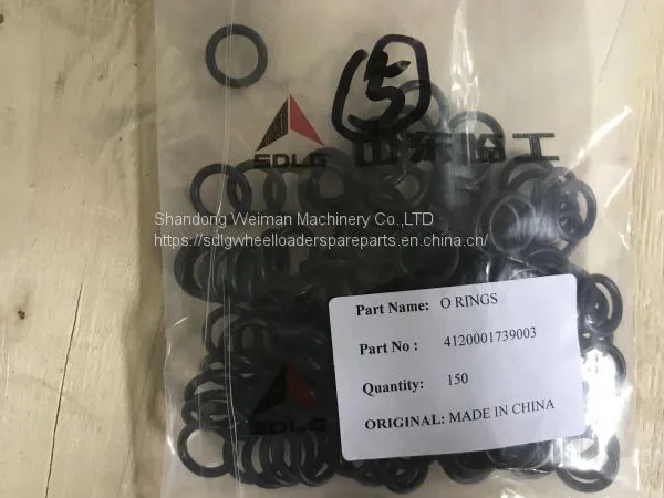 Geunine SDLG Wheel Loader Spare Parts 4120001739003 O-RING for LG968 photo-2