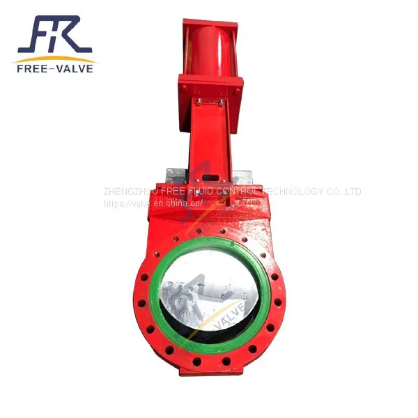 1 Piece Replaceable Liner in Polyurethane Knife Gate Valve for Pulp Slurry photo-2