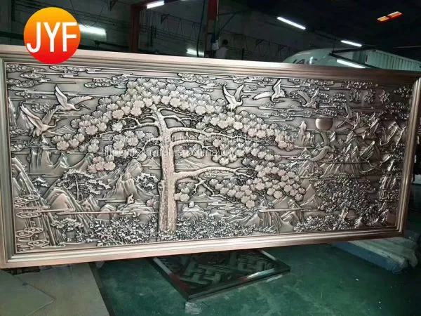 Foshan Manufactory Metal Aluminium Engrave 10mm Wall Panel