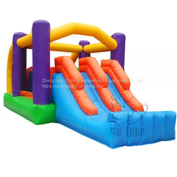 Best price inflatable bouncy combo/inflatable combo castle with slide