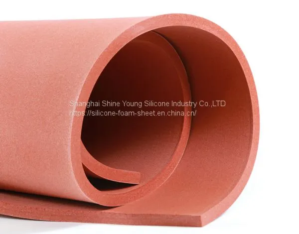 High Temperature Resistant Foaming Close Cell Silicone Rubber Pad Mat Heat Press photo-3
