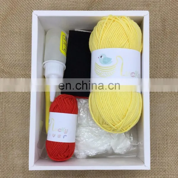 Cute Animal Crochet DIY Set Baby Chick Set Kids Knitting Kit photo-3